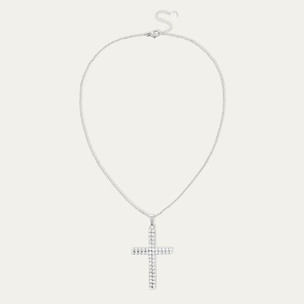 Crystal Cross Pendant Necklace – Glaube & Glanz ✝️✨