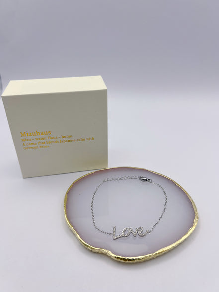 Brățară de aur „Love” – Elegantă și plină de semnificație 💖
