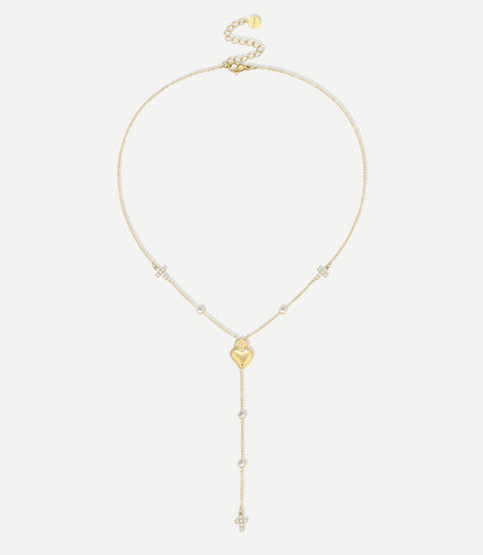 Romantic Heart Y Necklace