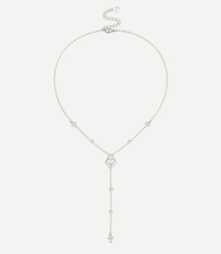 Romantic Heart Y Necklace
