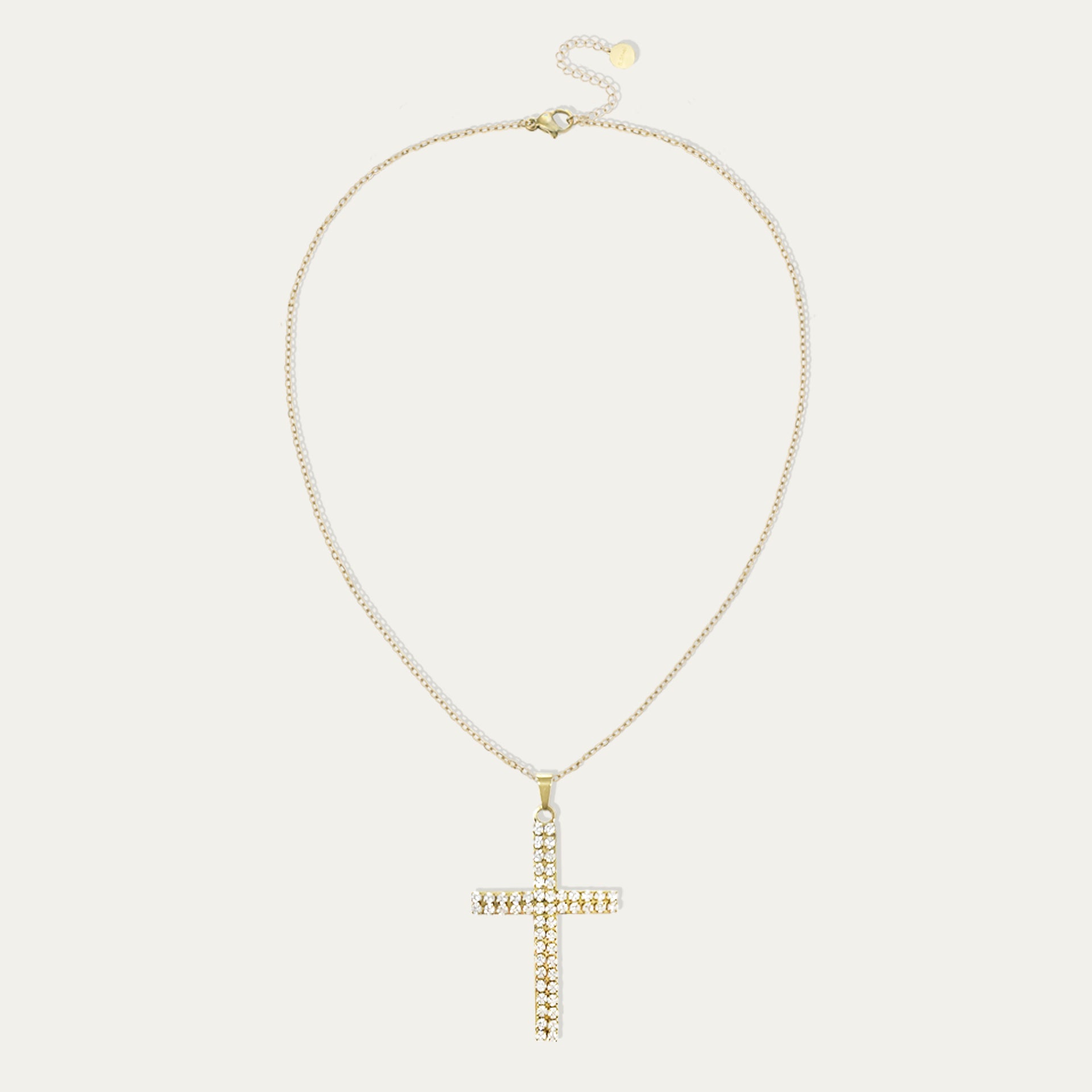 Crystal Cross Pendant Necklace – Glaube & Glanz ✝️✨