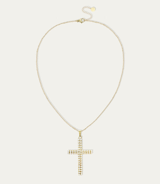 Colier Faith cu diamante de aur