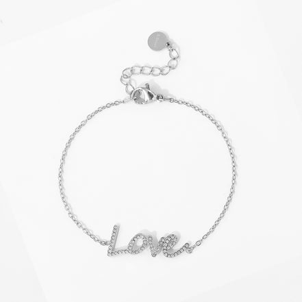 Brățară de aur „Love” – Elegantă și plină de semnificație 💖