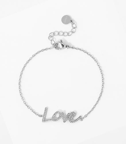 “Love” Gold Bracelet – Elegant & Meaningful 💖