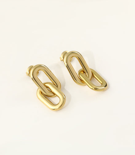 Chunky Link Chain Earrings – Bold Urban Style 🏙️✨