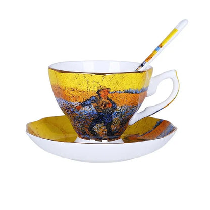 The Sower Irises Saint-Remy Coffee Tea Cups