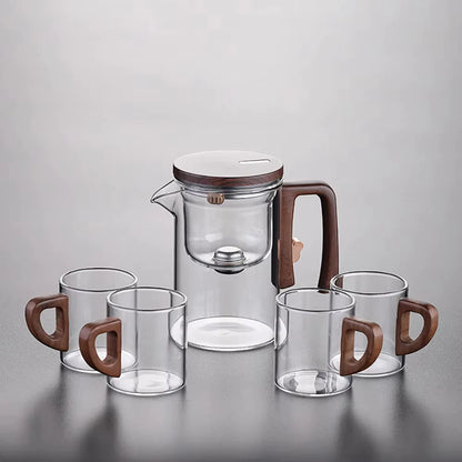 Elegant Glass Tea Set