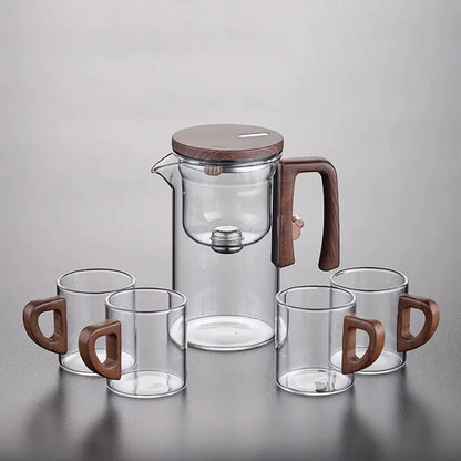 Elegant Glass Tea Set